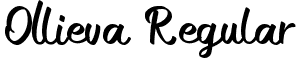 Ollieva Regular font - Ollieva.ttf