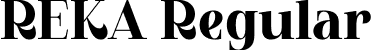 REKA Regular font - REKA.otf