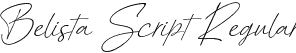 Belista Script Regular font - Belista Script.otf