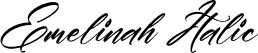 Emelinah Italic font - Emelinah Italic.otf