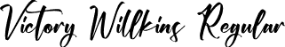 Victory Willkins Regular font - Victory Willkins.otf