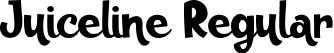 Juiceline Regular font - Juiceline.ttf