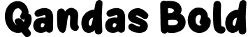 Qandas Bold font - QandasPersonaluse-Bold.otf