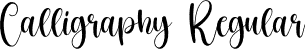 Calligraphy Regular font - Calligraphy.otf