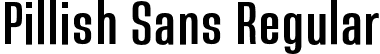 Pillish Sans Regular font - Pillish Sans.otf