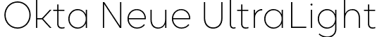 Okta Neue UltraLight font - oktaneue-ultralight.otf