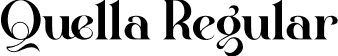 Quella Regular font - Quella.otf