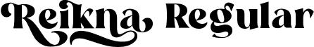 Reikna Regular font - Reikna.ttf