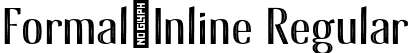 Formal_Inline Regular font - Formal_Inline.otf