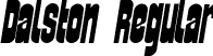 Dalston Regular font - Dalston Regular.ttf