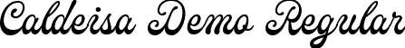 Caldeisa Demo Regular font - Caldeisademo-7B5wD.ttf