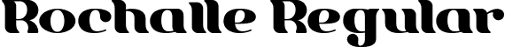 Rochalle Regular font - rochalle.ttf