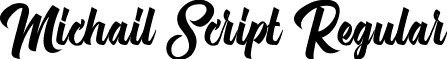 Michail Script Regular font - Michail Script (FPU).ttf