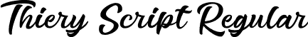 Thiery Script Regular font - ThieryScript.otf