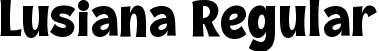 Lusiana Regular font - Lusiana-1Gq4v.ttf