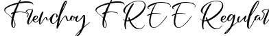 Frenchoy FREE Regular font - Frenchoy FREE.ttf