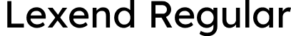 Lexend Regular font - Lexend[wght].ttf