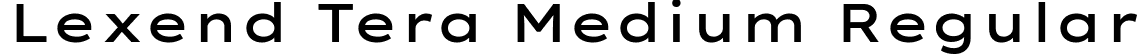 Lexend Tera Medium Regular font - LexendTera-Medium.ttf