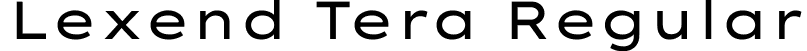 Lexend Tera Regular font - LexendTera[wght].ttf