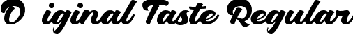 Original Taste Regular font - OriginalTaste-L3vEg.ttf