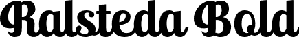 Ralsteda Bold font - RalstedaBold-d9d56.otf