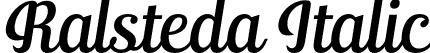 Ralsteda Italic font - RalstedaItalic-mLDZx.otf