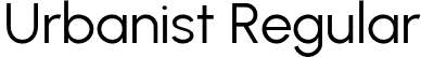 Urbanist Regular font - Urbanist-Regular.ttf