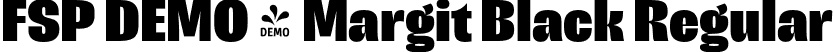 FSP DEMO - Margit Black Regular font - Fontspring-DEMO-margit-black.otf