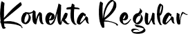 Konekta Regular font - Konekta.otf