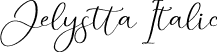 Jelystta Italic font - Jelystta-Italic.otf