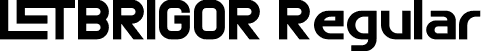 LETBRIGOR Regular font - LETBRIGOR.otf