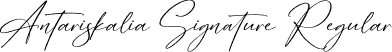 Antariskalia Signature Regular font - Antariskalia-Signature.otf