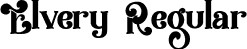 Elvery Regular font - elvery.ttf