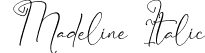 Madeline Italic font - Madeline-Italic.otf