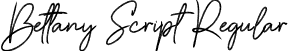 Bettany Script Regular font - bettany-script.ttf