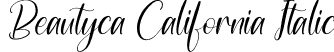 Beautyca California Italic font - Beautyca-California-Italic.otf