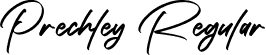 Prechley Regular font - Prechley.otf