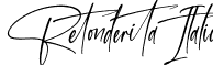 Retonderita Italic font - Retonderita-italic.otf