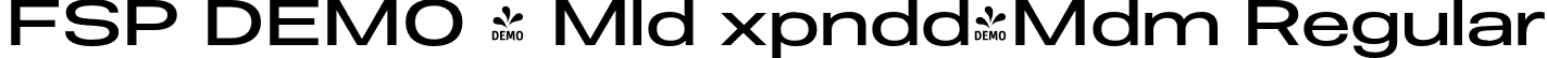 FSP DEMO - Mld xpndd-Mdm Regular font - Fontspring-DEMO-molde-expanded-medium.otf