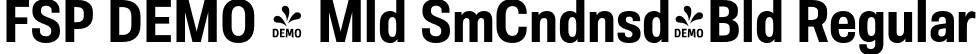 FSP DEMO - Mld SmCndnsd-Bld Regular font - Fontspring-DEMO-molde-semicond-bold.otf