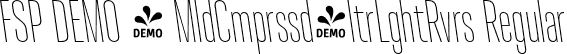 FSP DEMO - MldCmprssd-ltrLghtRvrs Regular font - Fontspring-DEMO-molde-compressed-ultralightreverse.otf