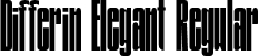 Differin Elegant Regular font - differin-elegant-regular.otf