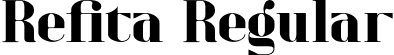 Refita Regular font - Refita.otf