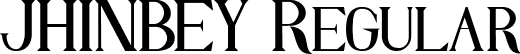 JHINBEY Regular font - jhinbey.otf