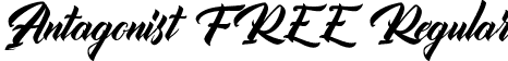 Antagonist FREE Regular font - Antagonist FREE.ttf