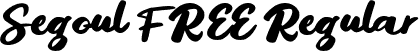 Segoul FREE Regular font - Segoul FREE.otf