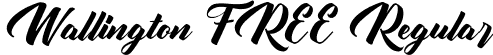 Wallington FREE Regular font - Wallington FREE.ttf