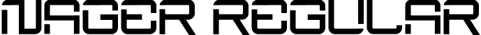 nager Regular font - nager.ttf