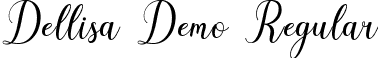 Dellisa Demo Regular font - Dellisa-Demo.ttf