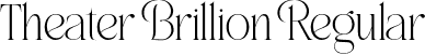 Theater Brillion Regular font - theaterbrilliondemoregular-pka3r.otf